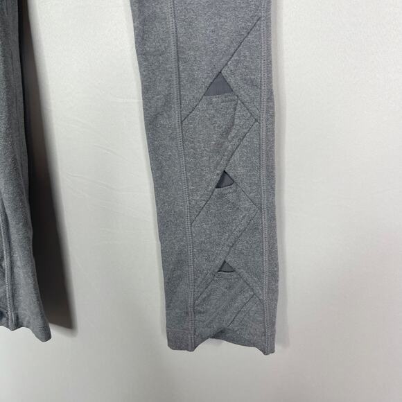 Athleta Girl L 12 Cobblestone Grey Heather Fold You So Tight Activewear Leggings - Picture 4 of 13